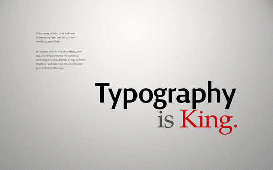 Wallpaper: allonlim - Typography is King