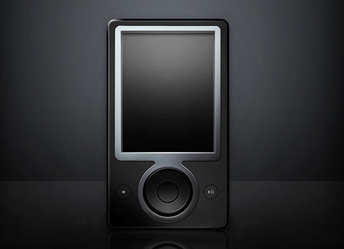 zune 60 High Quality Photoshop PSD Files For Designers
