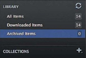 archived items
