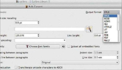 common format and its selection