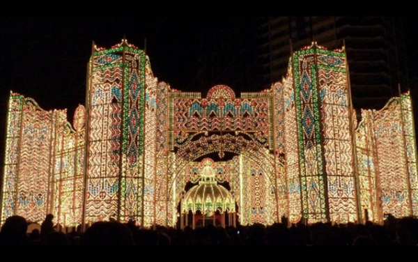 Christmas lights in Kobe