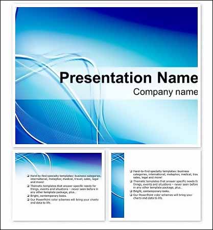 Blue Lightning Free Keynote Presentation Template