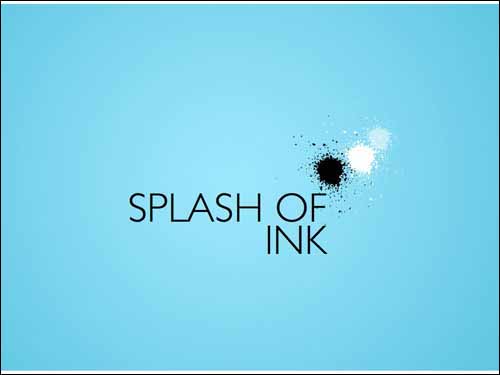 Splash of Ink Free Keynote Presentation Template