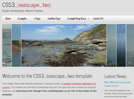 CSS3 seascape two