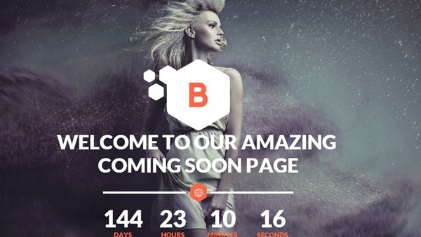 Blurred – Responsive Under Construction Template