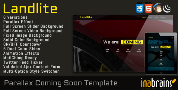 LandLite-Responsive-Parallax-Coming-Soon-Page-Template