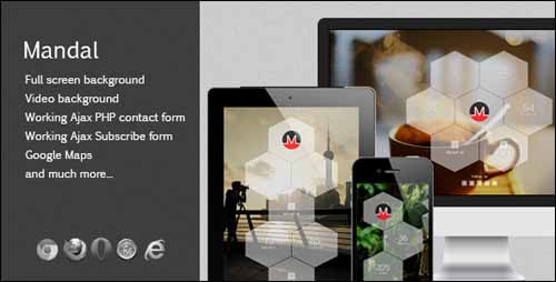 Mandal – Modern Coming Soon Template
