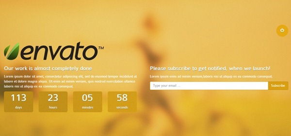 Salad – Responsive Coming Soon Page