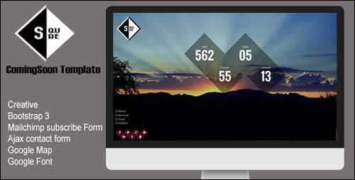 Square Creative Coming Soon Template