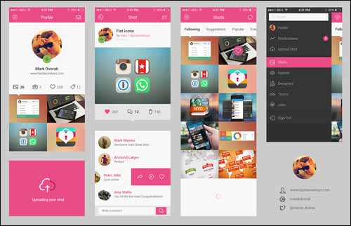 Free_Dribbble_App_Concept_Photoshop_PSD_UI_Kit