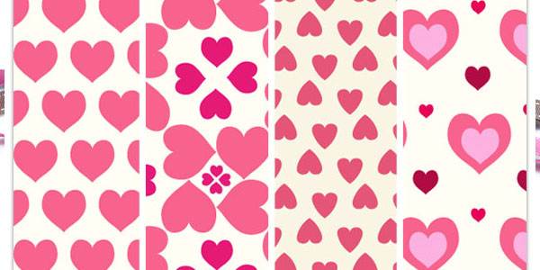 Sweetheart pattern repeats