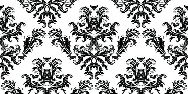 Vector damask seamless pattern