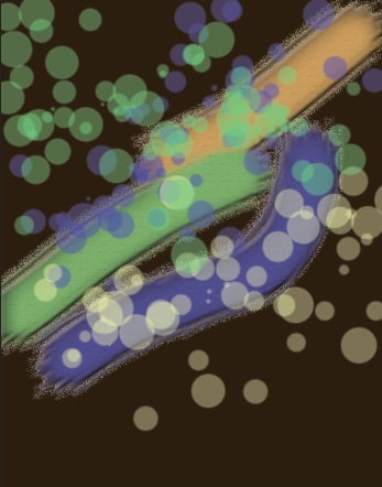 Add Lines and bokeh effect