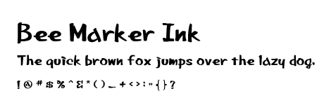 Bee Marker Ink