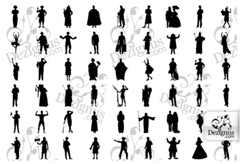 Costumes and Characters Shapes