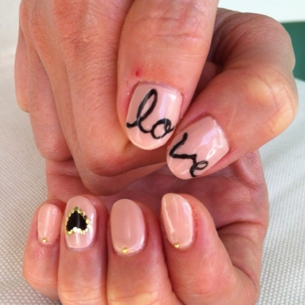 Here’s a creative thought — try forming words on separate hands.
