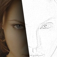 Making a pencil drawing from a photo