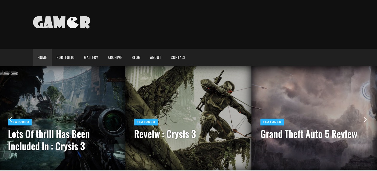 Gamer - free blogger templates