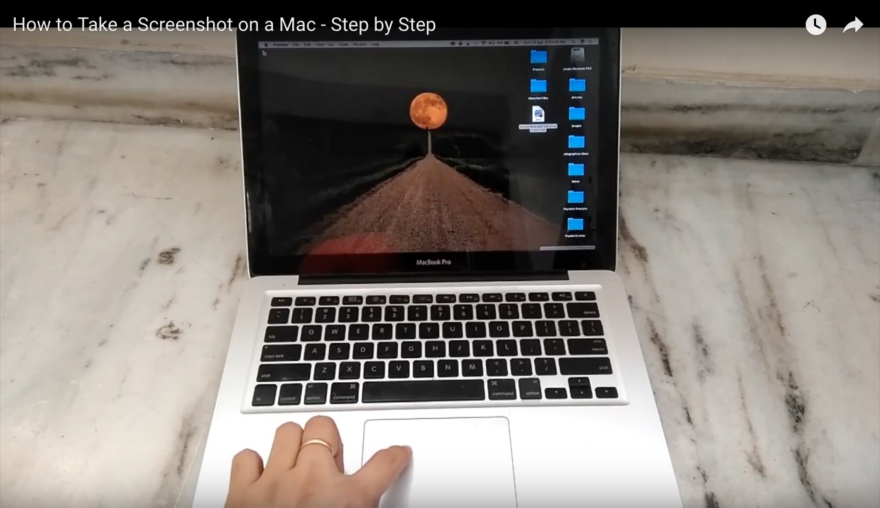 how to make screenshot on mac pro
