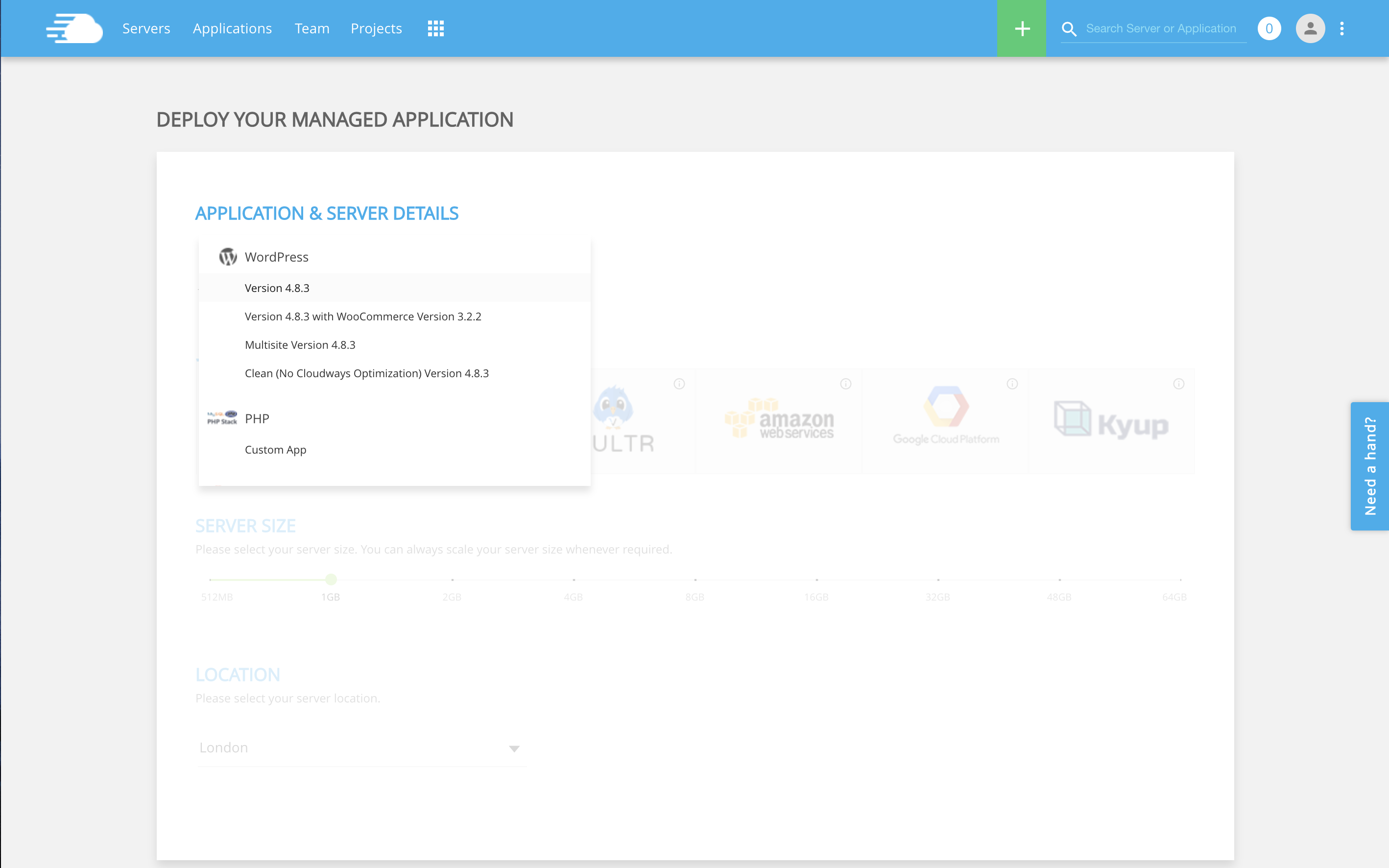 DEPLOY YOUR MANAGED APPLICATION