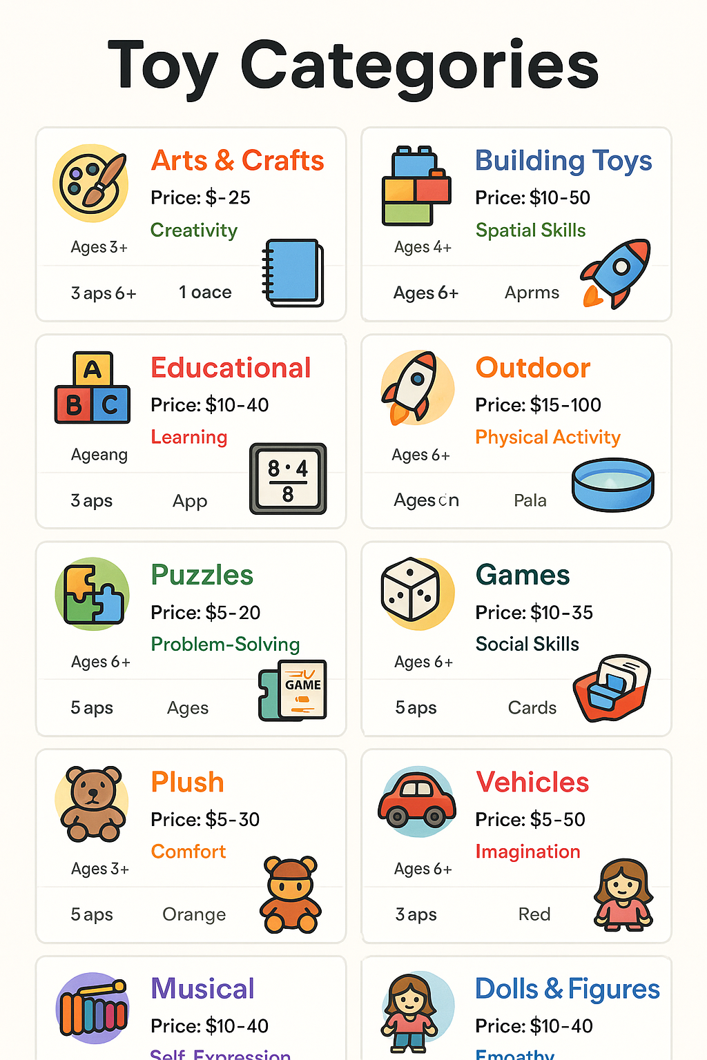 toy categories