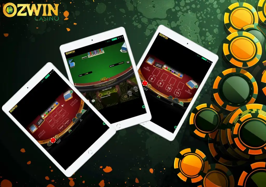 Table games Ozwin Casino