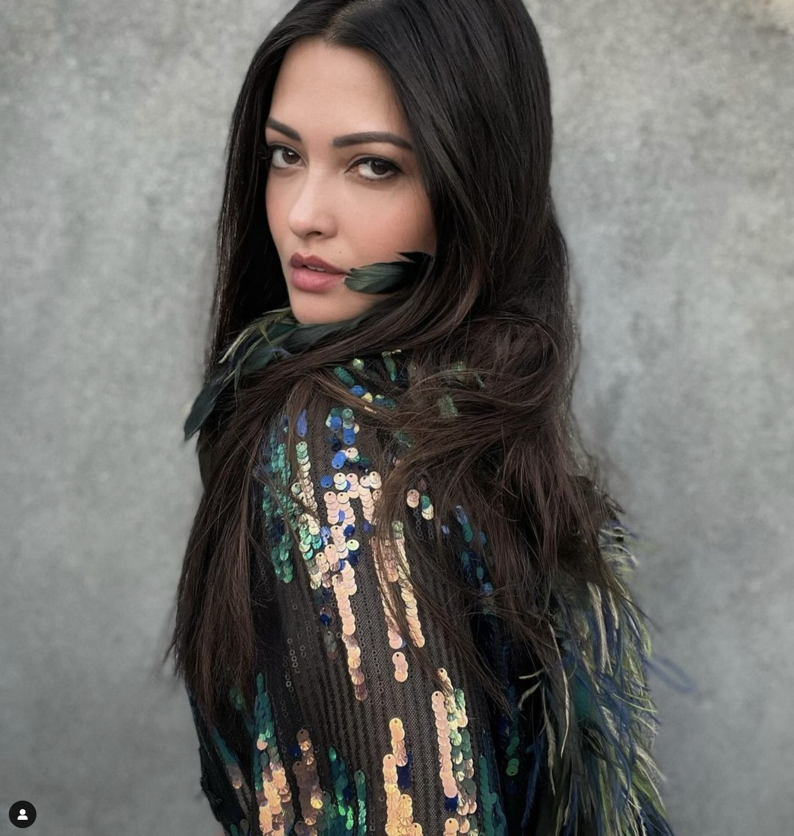 riya sen in glittery dress