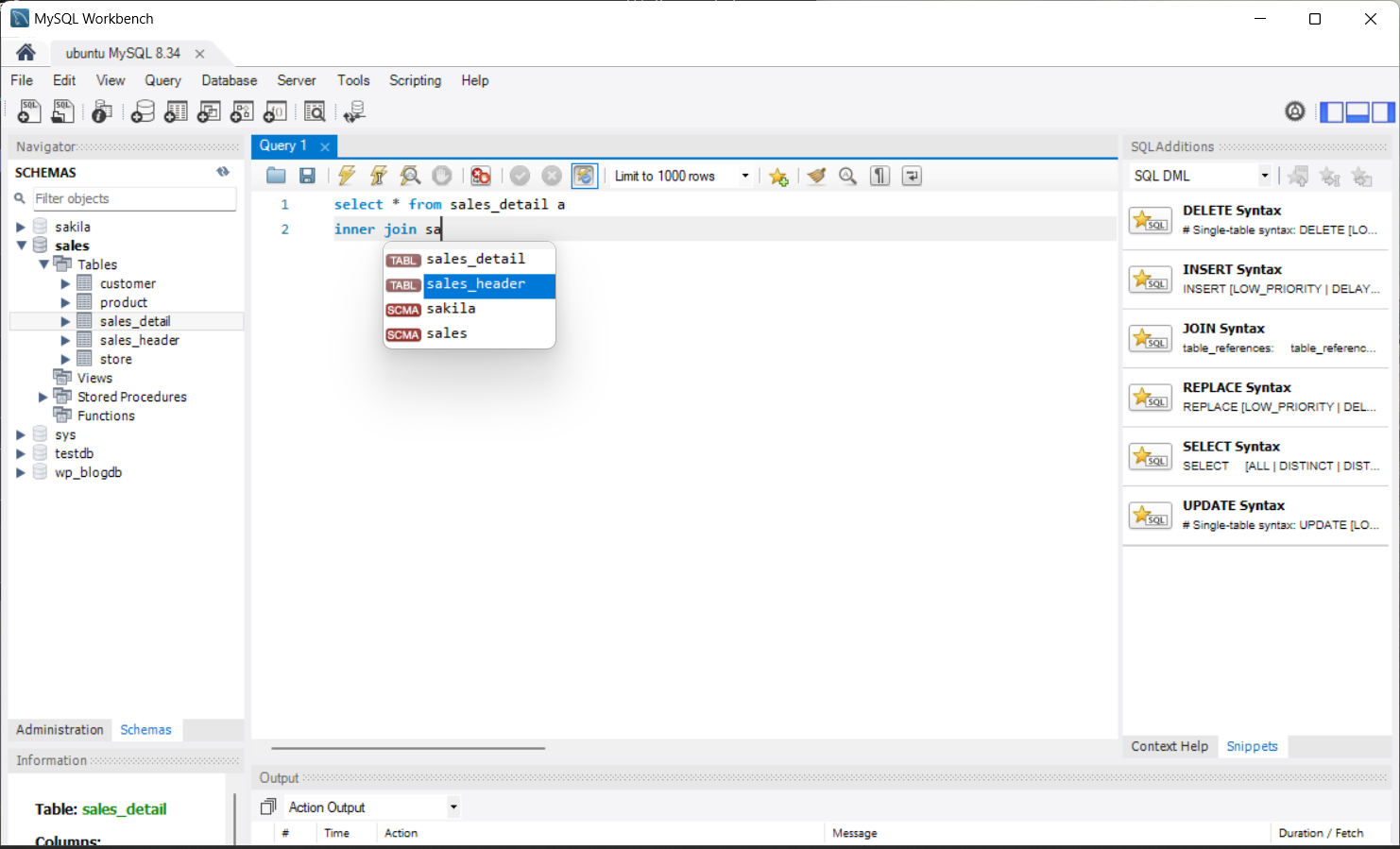 MySQL Workbench