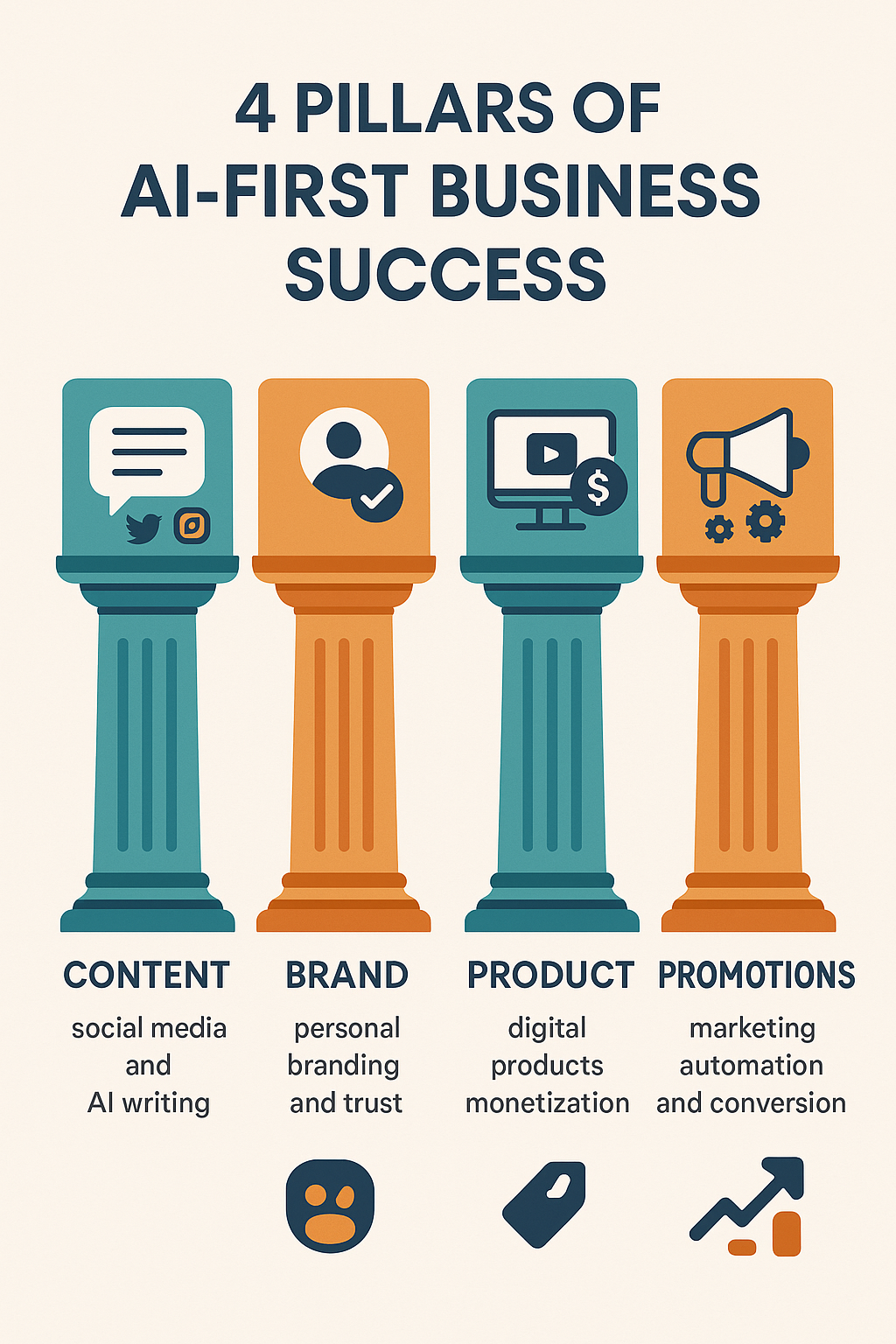 4 Pillars of AI-First Business Success