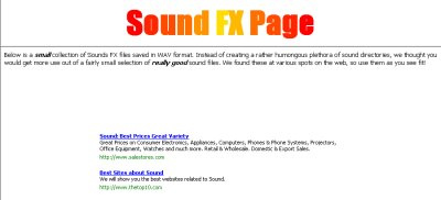 Sounds FX Page