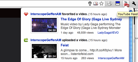 YouTube Feed