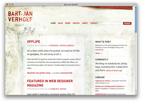 bart 100 Nice and Beautiful Blog Designs