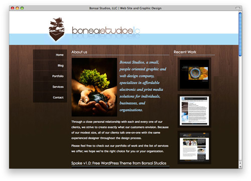 bonsai 100 Nice and Beautiful Blog Designs