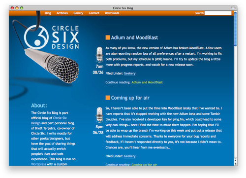 circlesix 100 Nice and Beautiful Blog Designs