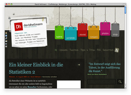 davidhellmann 100 Nice and Beautiful Blog Designs