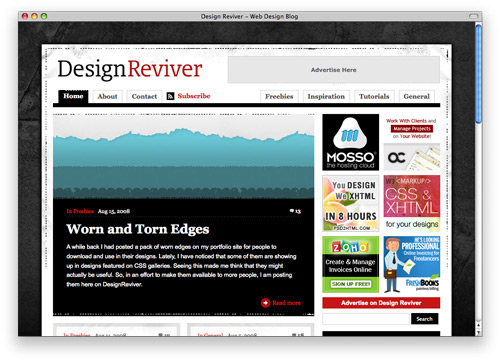 designreviver 100 Nice and Beautiful Blog Designs