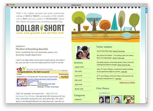 dollarshort 100 Nice and Beautiful Blog Designs
