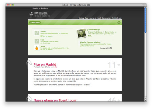 icebeat 100 Nice and Beautiful Blog Designs