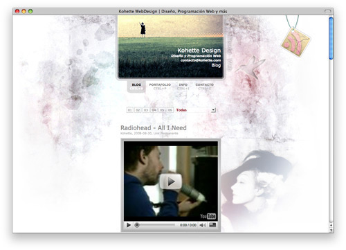 kohette 100 Nice and Beautiful Blog Designs