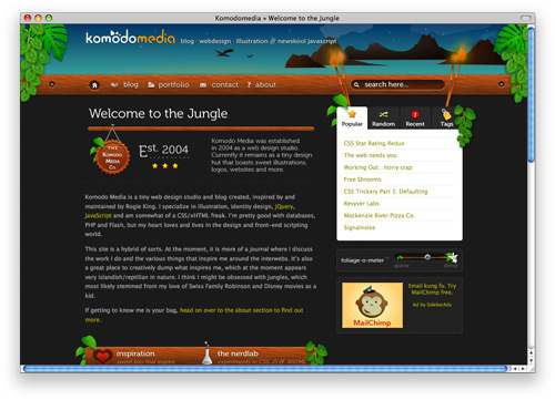 komodomedia 100 Nice and Beautiful Blog Designs