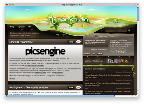nemstudio 100 Nice and Beautiful Blog Designs