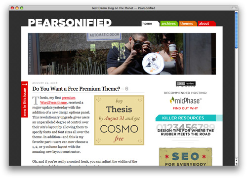 personified 100 Nice and Beautiful Blog Designs