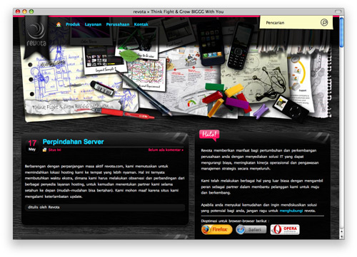 revota 100 Nice and Beautiful Blog Designs