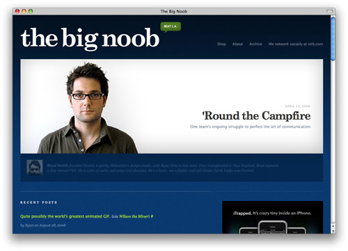 thebignoob 100 Nice and Beautiful Blog Designs