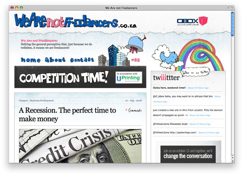 wearenotfreelancers 100 Nice and Beautiful Blog Designs