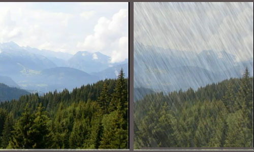 Tutorial Photoshop CS5 - Rain effect 