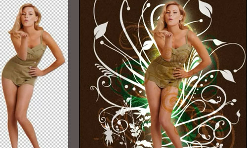Photoshop CS5 - Abstract Floral Manipulation 