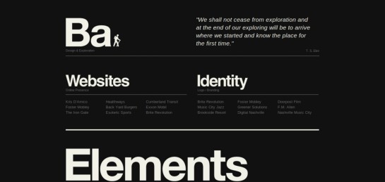 blakeallendesign Showcase Of Beautiful Black And White Websites