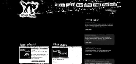 hell cat Showcase Of Beautiful Black And White Websites