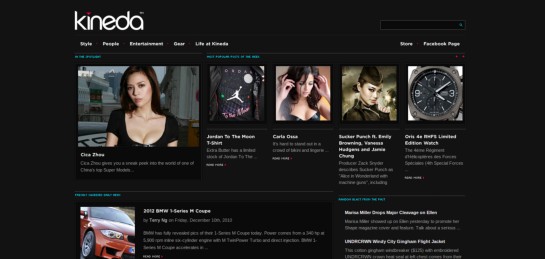 kineda Showcase Of Beautiful Black And White Websites
